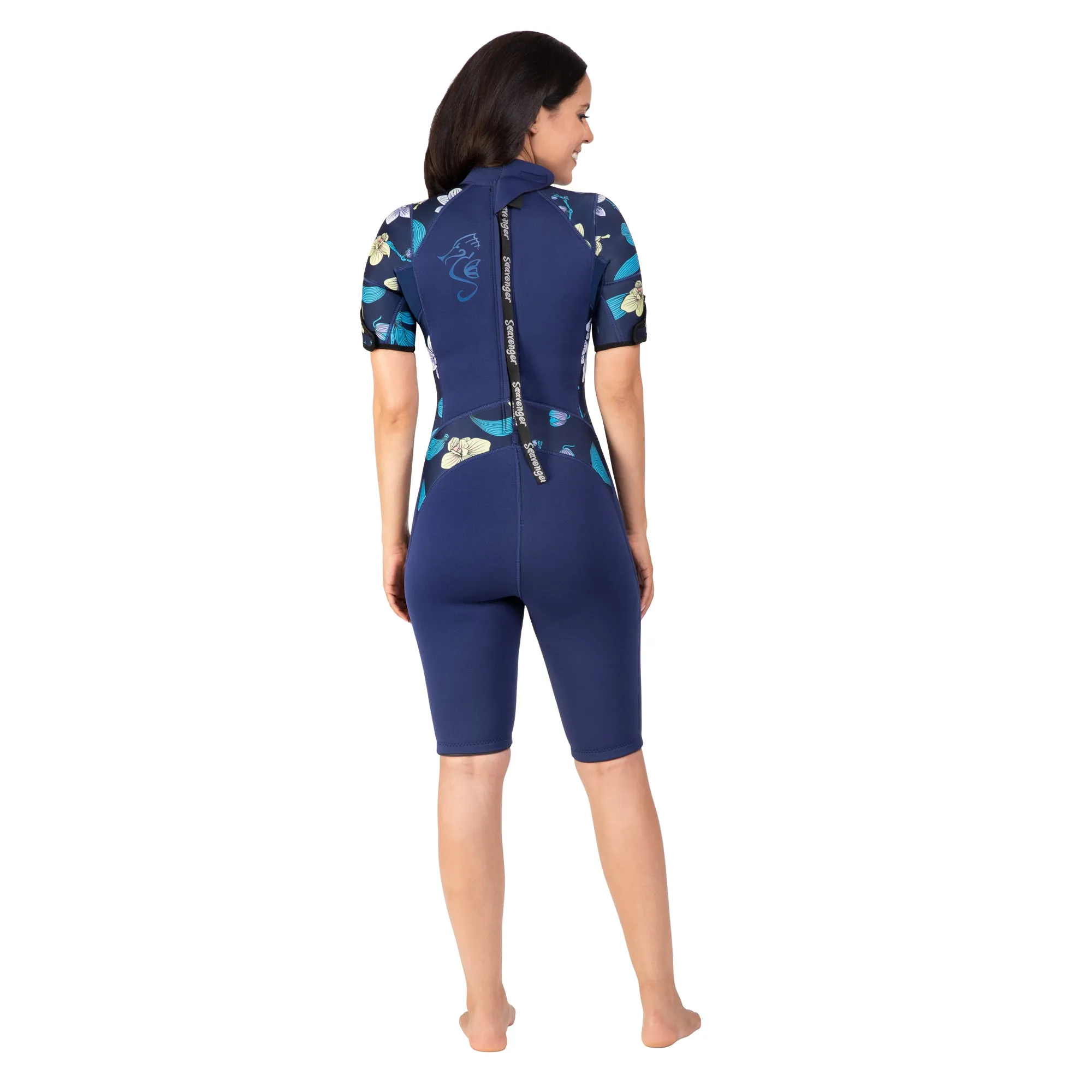 Women's 3mm Explorer Shorty Wetsuit - Orchid