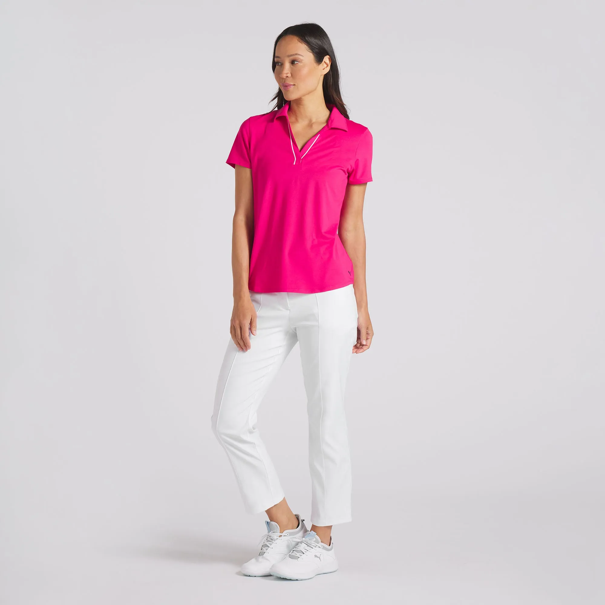 Women's CLOUDSPUN Piped Golf Polo