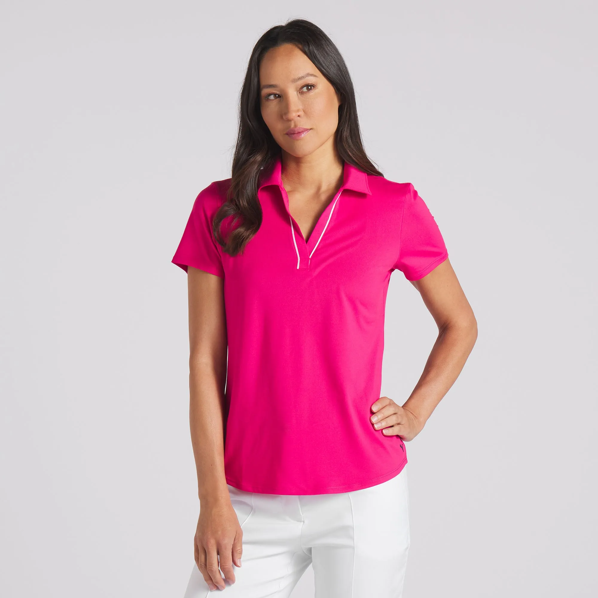 Women's CLOUDSPUN Piped Golf Polo