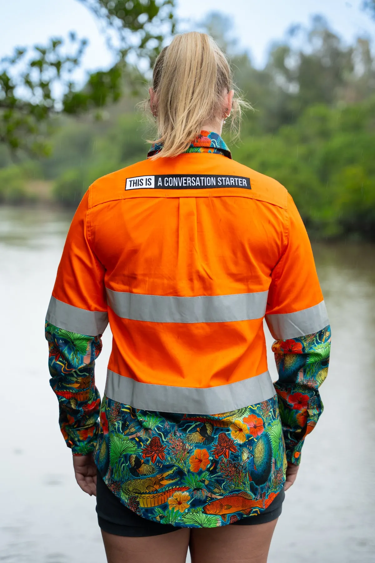 Women's Dundee Orange Day/Night Hi Vis Workshirt