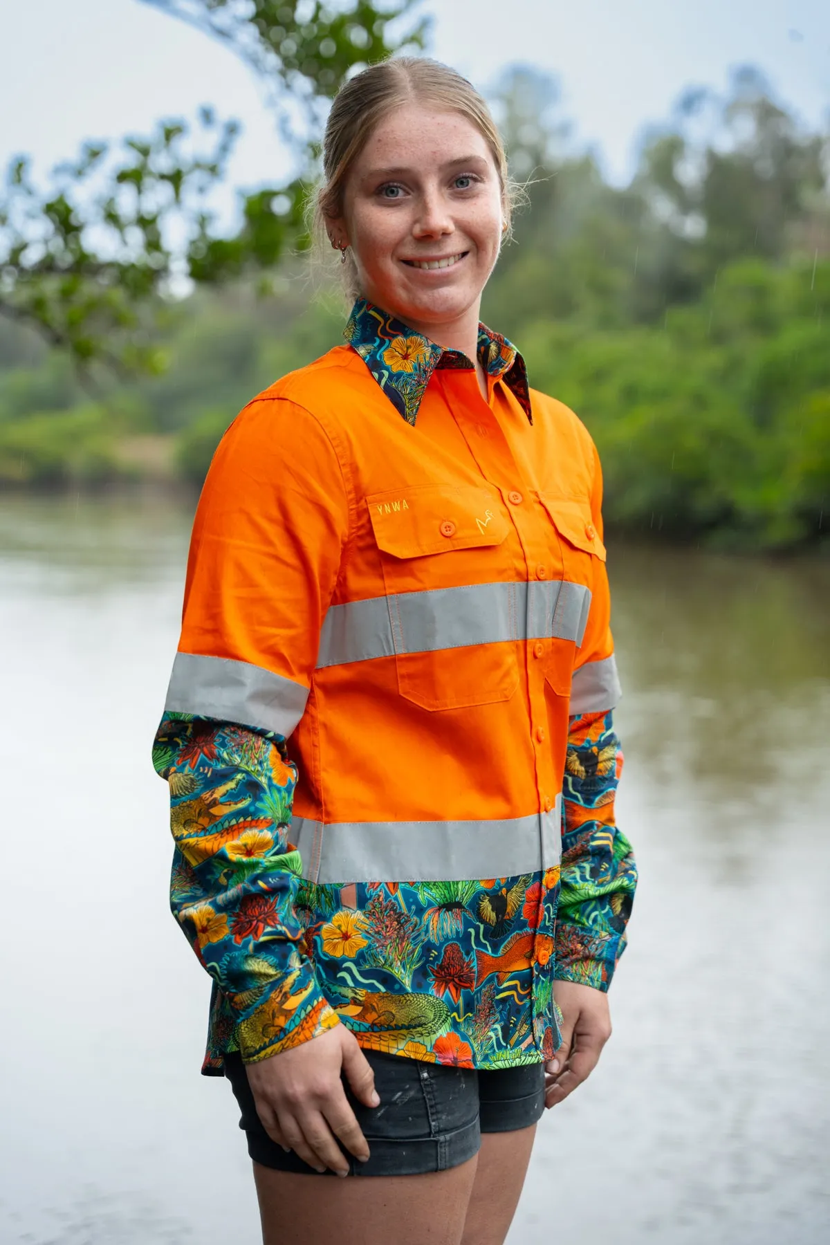 Women's Dundee Orange Day/Night Hi Vis Workshirt