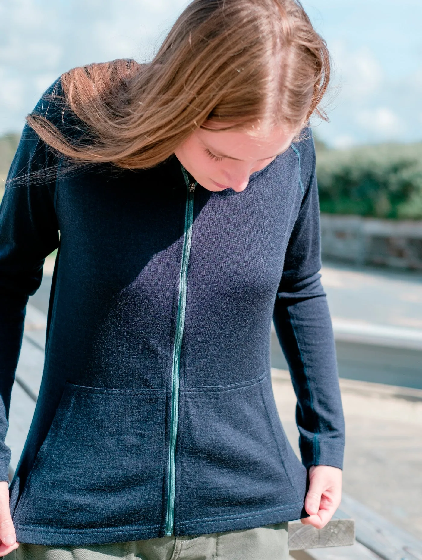 Women's Merino Zip Hoody