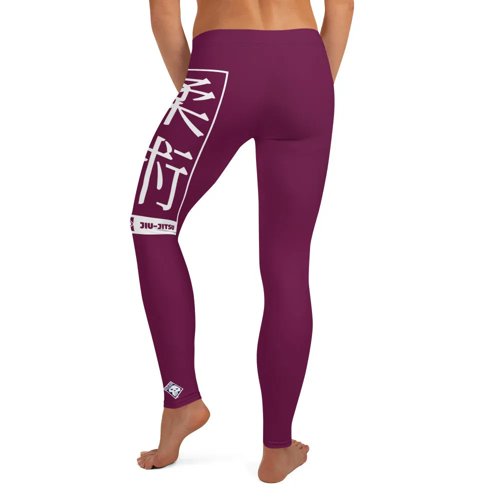 Women's Yoga Pants Workout Leggings For Jiu Jitsu 013 - Tyrian Purple