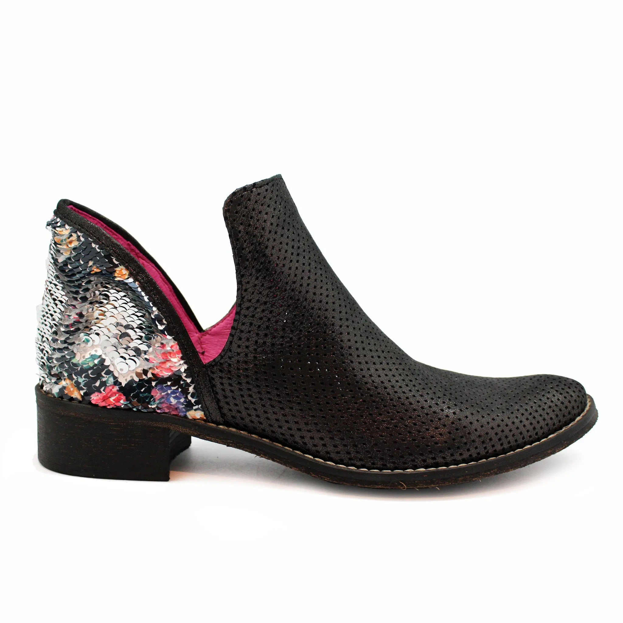 Zippette - Black/Multi Sequin Last Sizes 36,40 &41